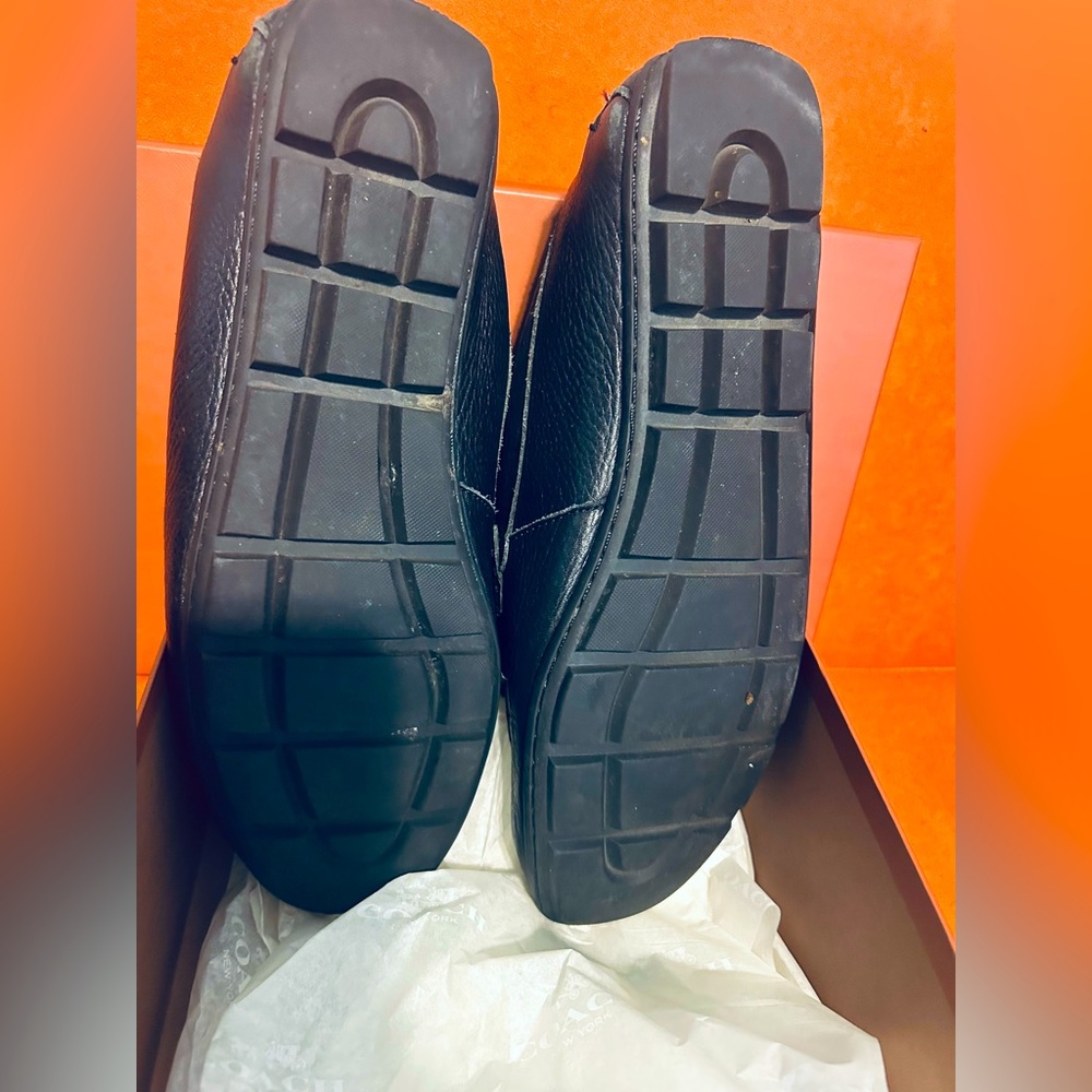 COACH AUTHENTIC LEATHER LOAFERS - Picture 4 of 7